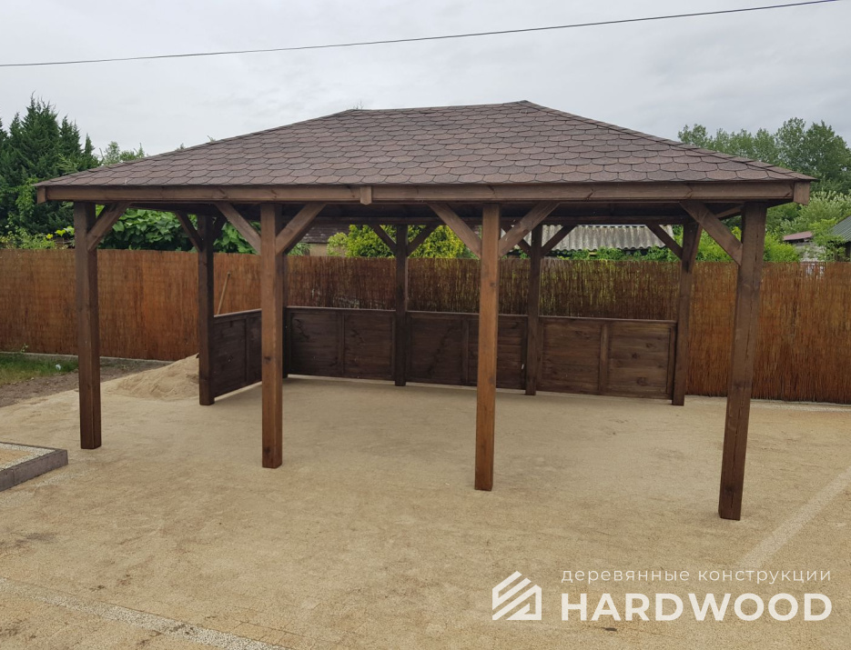 Газебо беседка без стен №93 - фото 1893