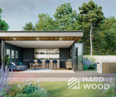 Патио беседка в стиле хай-тек №46 - фото 1653