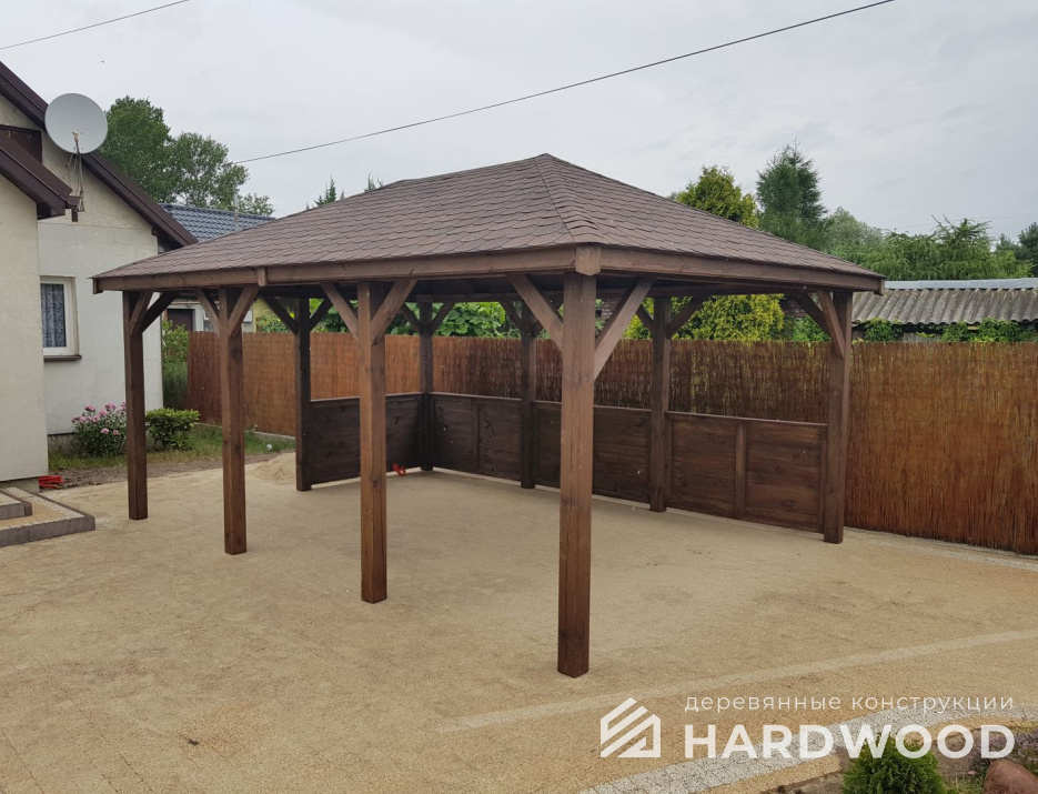 Газебо беседка без стен №93 - фото 1892